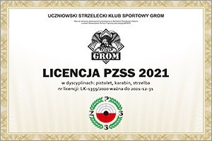 Otrzymaliśmy licencję klubową PZSS 2021